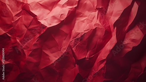 Wallpaper Mural Crumpled red fabric background with soft folds and elegant textures and a full frame close-up Torontodigital.ca