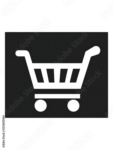 Contemporary Shopping Cart Graphic photo