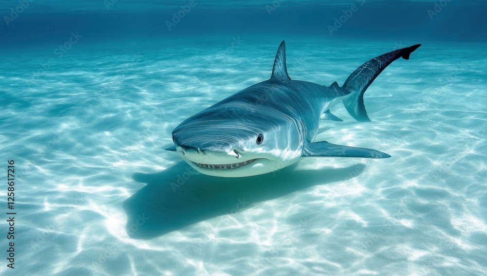 Fototapeta premium Shark Underwater Closeup