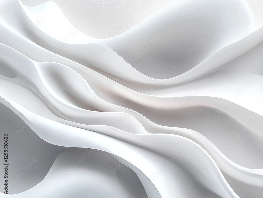 An elegant and minimalist seamless white wave texture background, conveying a sense of sophistication and simplicity. The smooth, flowing waves create a calming, modern atmosphere, background An elegant and minimalist seamless white wave texture background, conveying a sense of sophistication and simplicity. The smooth, flowing waves create a calming, modern atmosphere, background