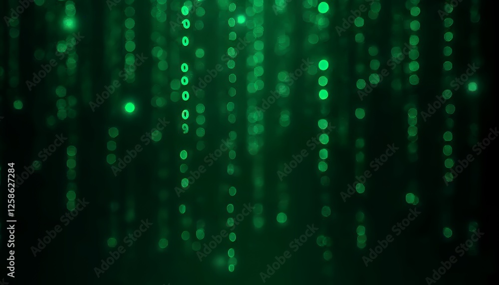 Green Matrix_ Digital Rain Abstract Background Green Matrix_ Digital Rain Abstract Background