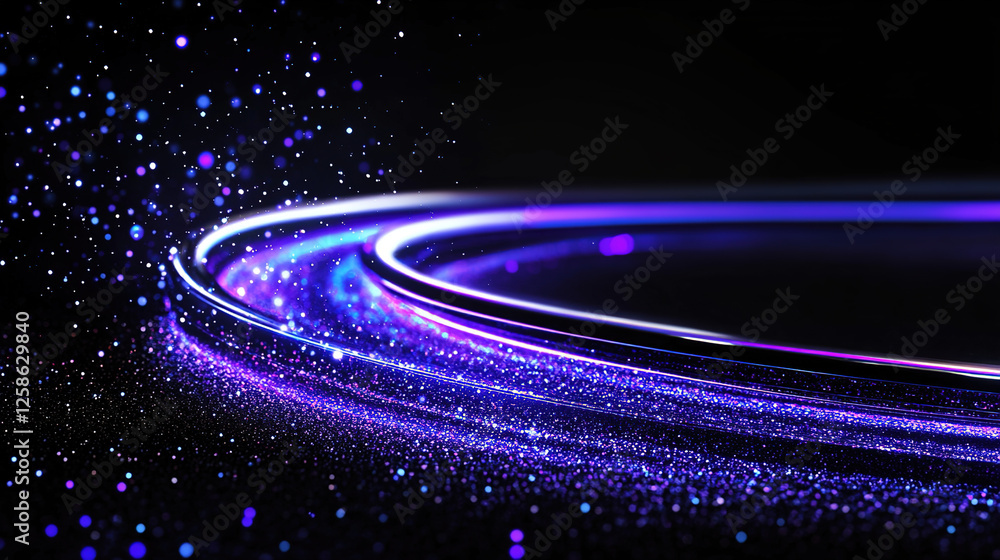 Obraz premium Data connection speed lines technology abstract background with digital flow of data and modern design elements. 