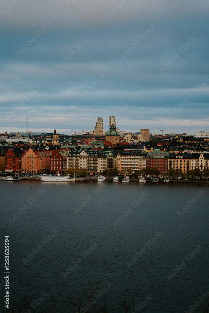 Obraz premium Zabudowa miejska Sztokholm