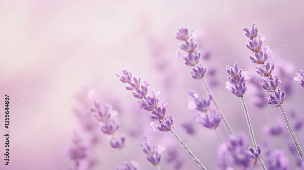 Obraz premium Elegant Lavender Gradient Texture Blending Lilac