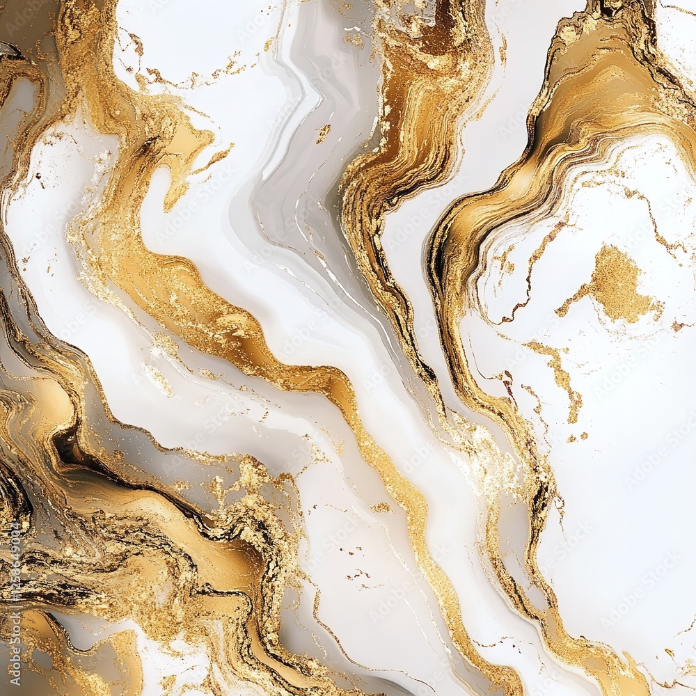 Elegant Gold and White Marble Texture Abstract Fluid Art Painting Background Design Luxury Modern Swirls Premium Golden Gray White Decorative Image Elegant Gold and White Marble Texture Abstract Fluid Art Painting Background Design Luxury Modern Swirls Premium Golden Gray White Decorative Image
