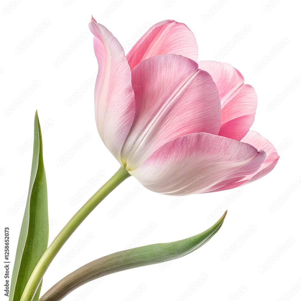 pink tulip on a white background. png pink tulip on a white background. png