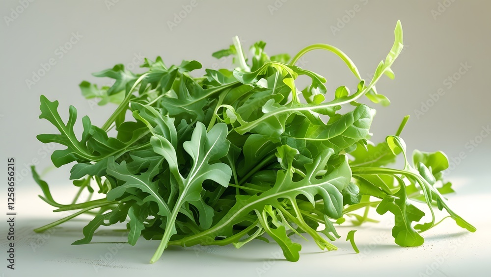 Fresh green arugula leaves. Fresh green arugula leaves.