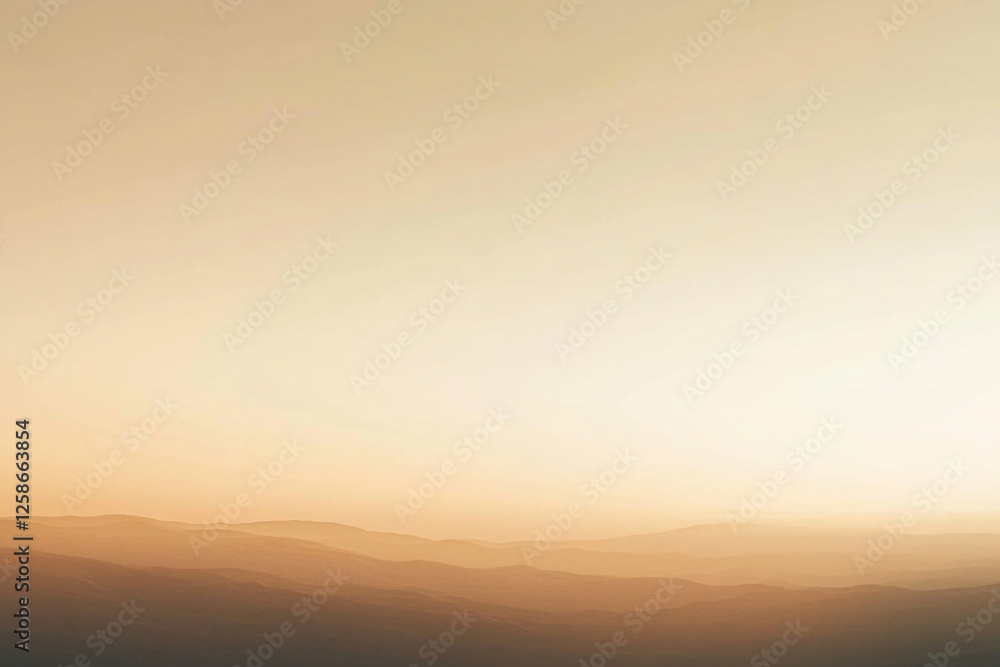 Fototapeta premium A calm abstract gradient merging subtle earth tones into a smooth blend, evoking a natural yet digital ambiance in HD clarity.