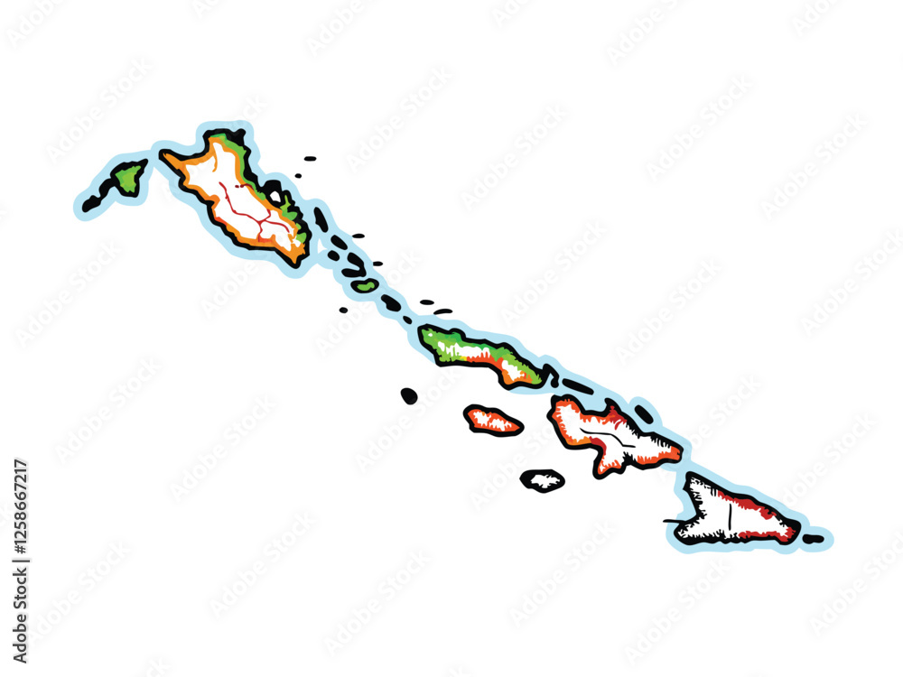 Create a highly detailed vector map of the Pacific Islands, showcasing all major and minor islands with precise geographical accuracy and clear labeling. Create a highly detailed vector map of the Pacific Islands, showcasing all major and minor islands with precise geographical accuracy and clear labeling.