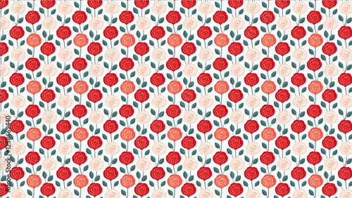 美しい花のイラスト、パターン背景