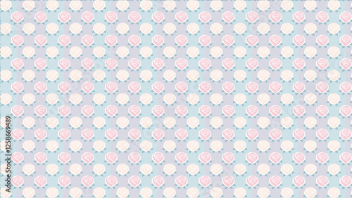 美しい花のイラスト、パターン背景