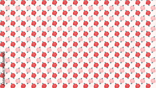 美しい花のイラスト、パターン背景