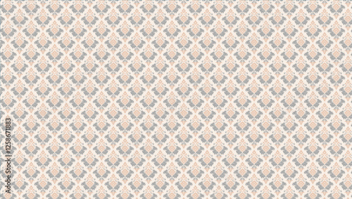 ダマスク模様の上品で美しいパターン