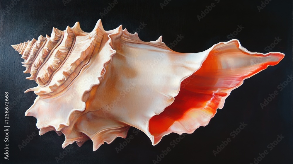 Magnificent Seashell: A Study in Texture and Color Magnificent Seashell: A Study in Texture and Color