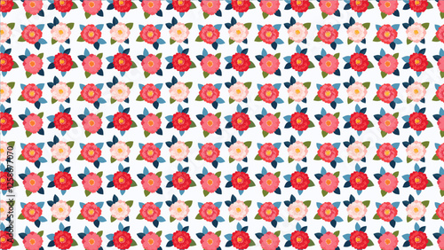 美しい花の模様の背景