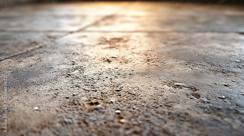 Close up of a dirty cement surface with light reflection and texture details Close up of a dirty cement surface with light reflection and texture details
