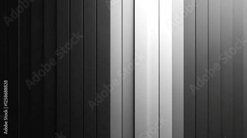 A dramatic gradient transitioning from dark gray to bright white, adding a sleek and modern touch to any design 