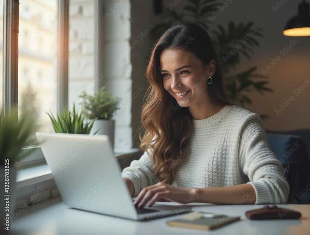 Home Office Productivity – Young Professional Working Remotely Home Office Productivity – Young Professional Working Remotely