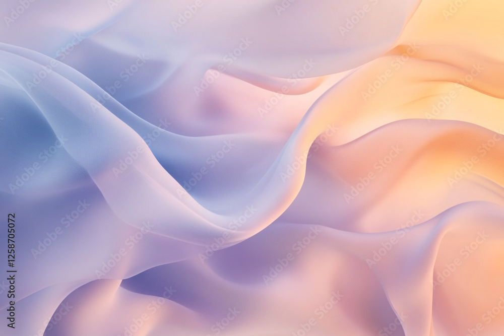 Fototapeta premium A gentle abstract scene with soft, flowing gradients and subtle texture, evoking a calm modern ambiance in vivid HD clarity.