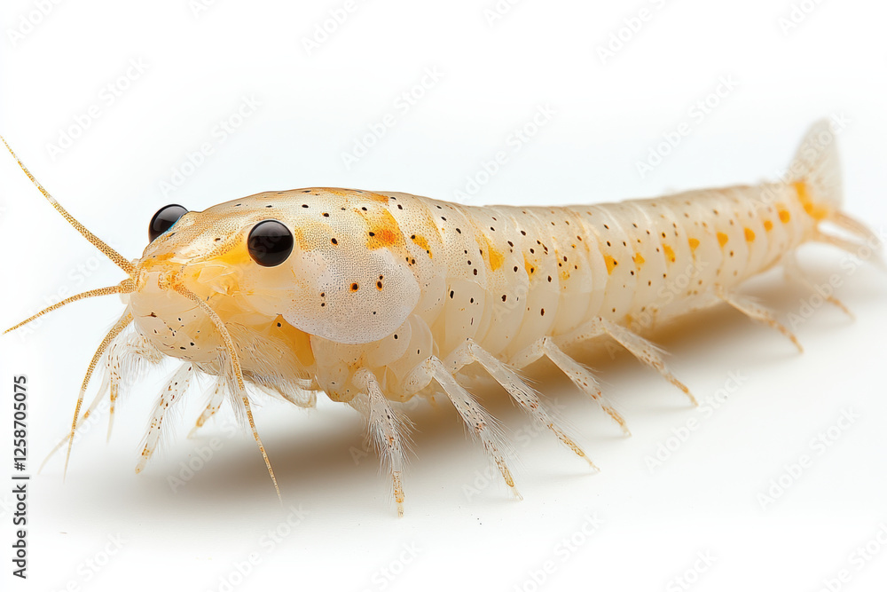 Macro View of a Silverfish Bug Macro View of a Silverfish Bug