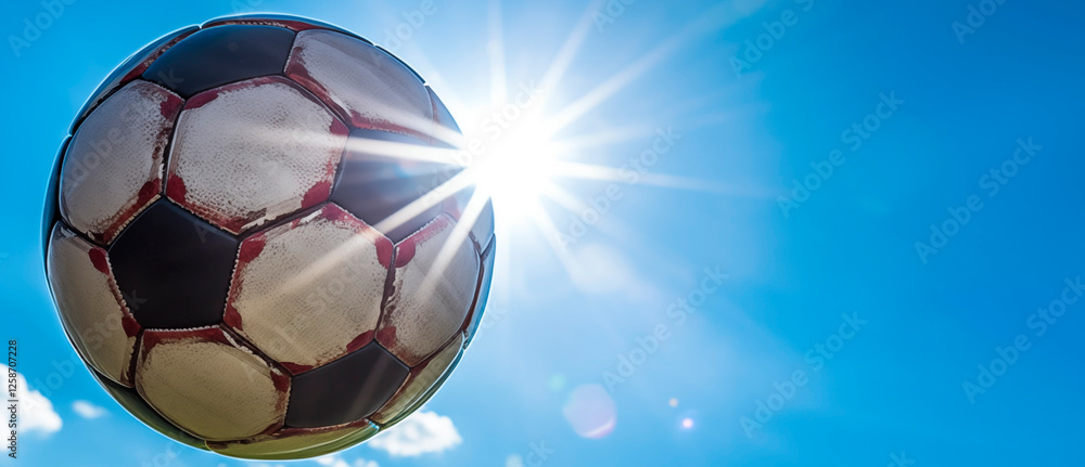 Naklejka premium Football, soccer - expressive graphics 