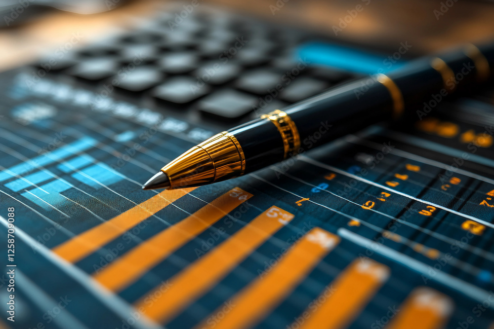 Financial investment concept with holographic trading generated with AI Financial investment concept with holographic trading generated with AI