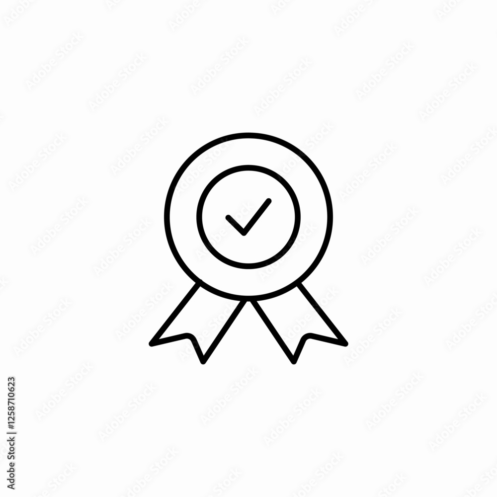 seal completed icon sign vector seal completed icon sign vector