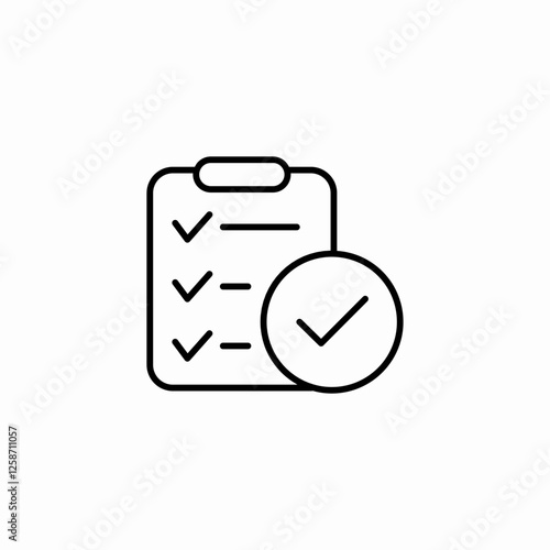 tasks set icon sign vector