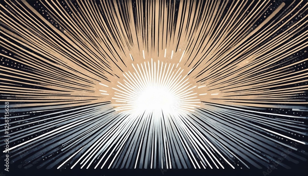 Obraz premium Doodle shine sunburst sparkle ray elements. Hand drawn pop surprise line frame for title headline illustration. Doodle perfect any project.