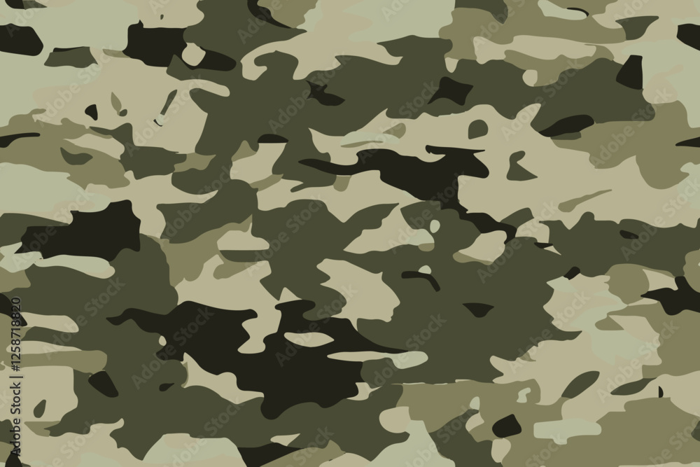Fototapeta premium camouflage background army abstract modern vector military background fabric textile print template. Hunting camouflage pattern background. Abstract camouflage