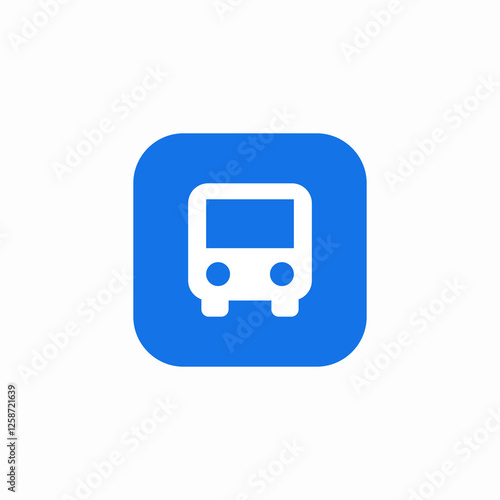 route bus icon sign vector