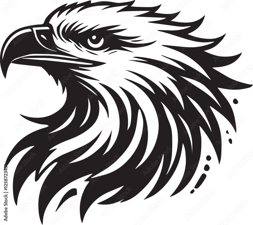 Fototapeta premium eagle head mascot