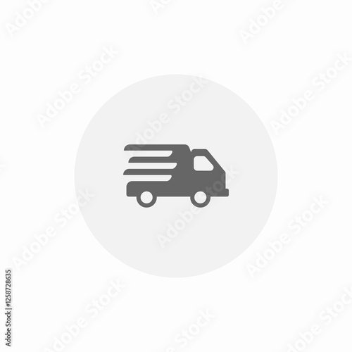 fast moving service icon sign vector