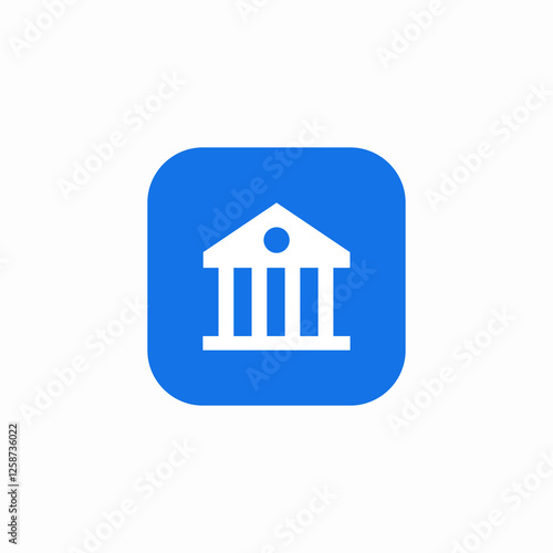 bank location place icon sign vector