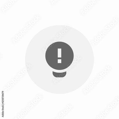 notice warning icon sign vector