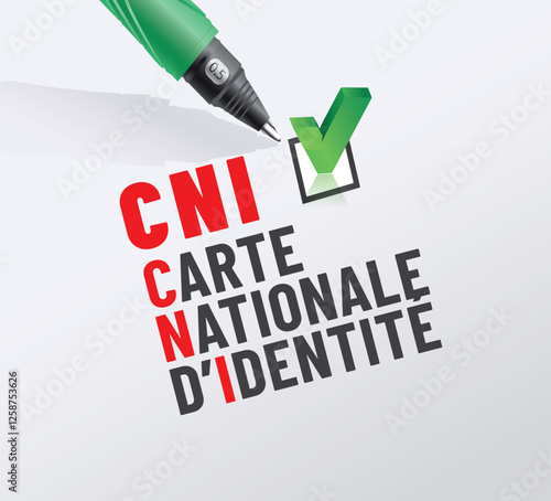 CNI - acronyme - Carte nationale d'identité