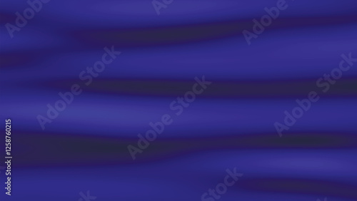 Colorful dark blue neon gradient. Blue wavy gradient background. Multicolored blurred transition. Vector illustration.