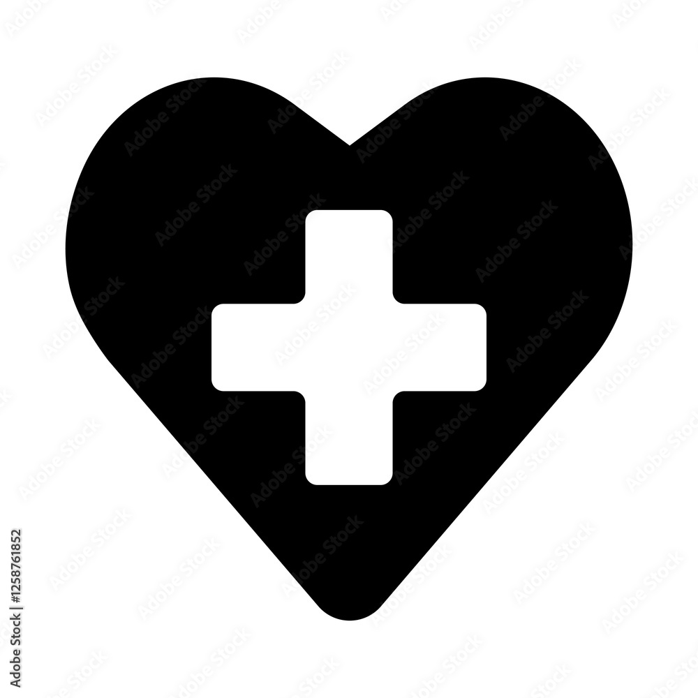 PNG Healthcare symbol heart, UI icon on transparent background PNG Healthcare symbol heart, UI icon on transparent background