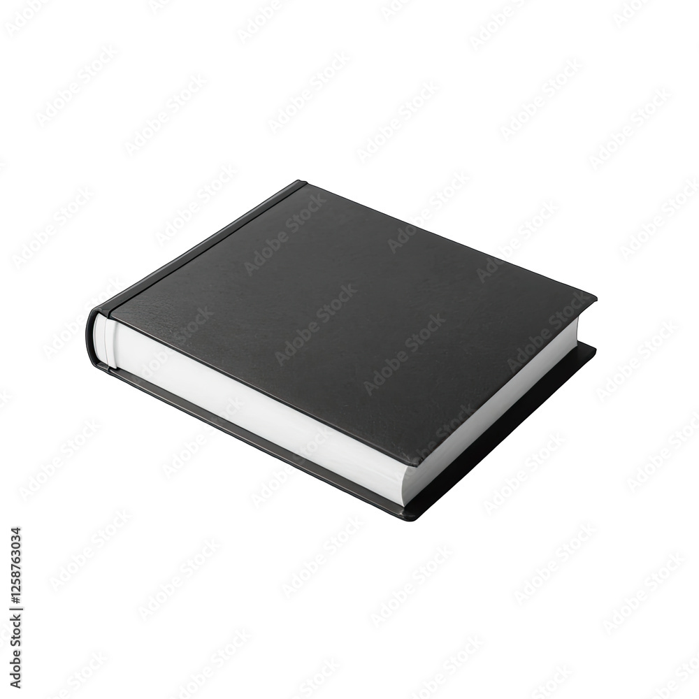 black book isolated on white black book isolated on white