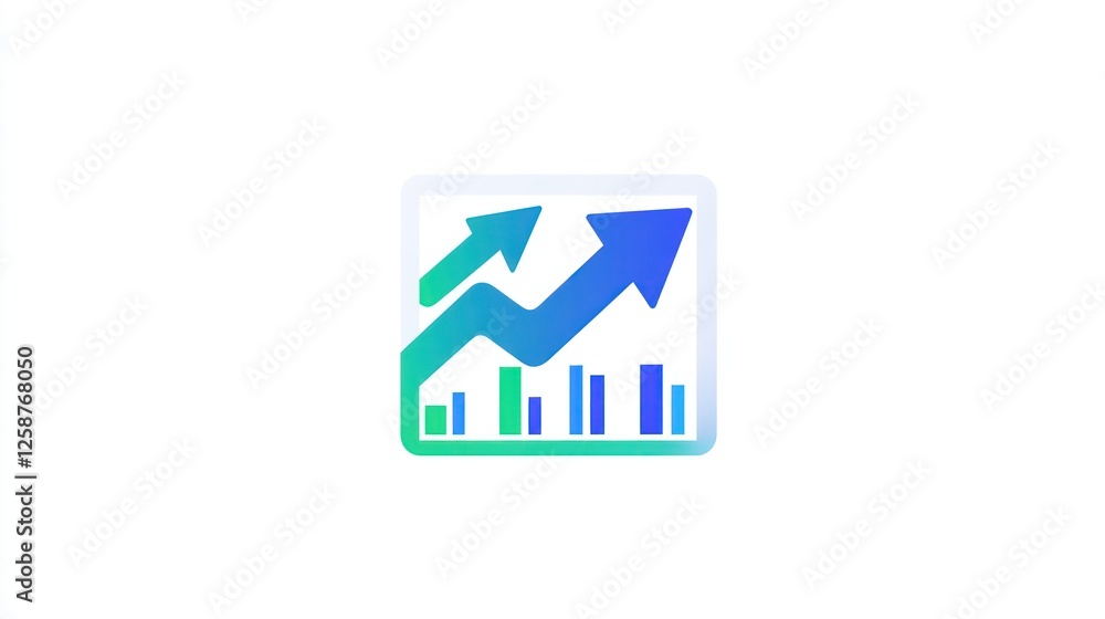 Abstract graphic of increasing growth charts Abstract graphic of increasing growth charts