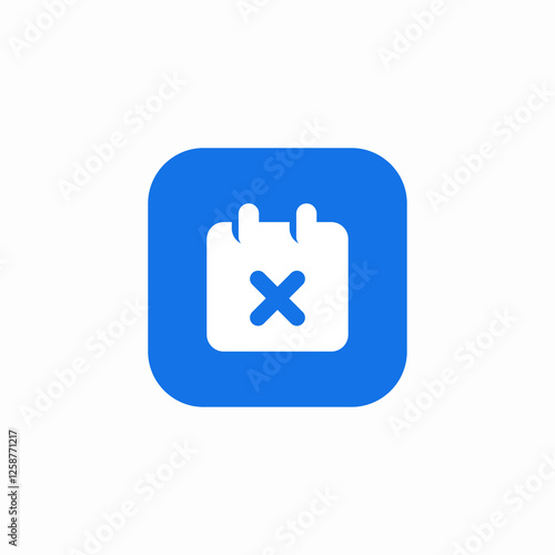 event delete icon sign vector