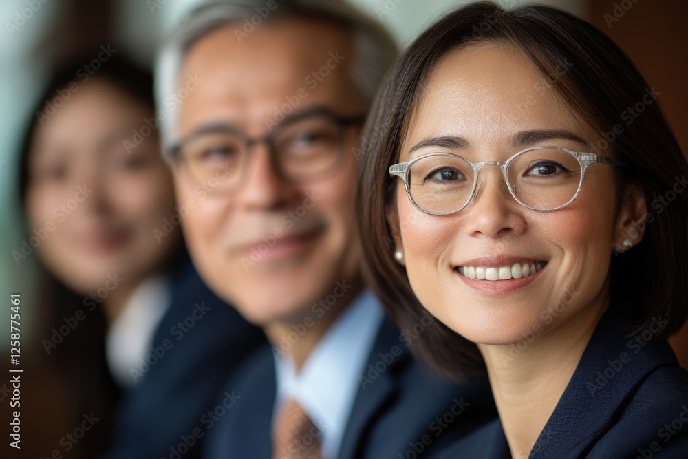 business professionals in office smiling for camera business professionals in office smiling for camera