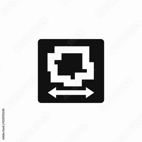 house plan icon sign vector