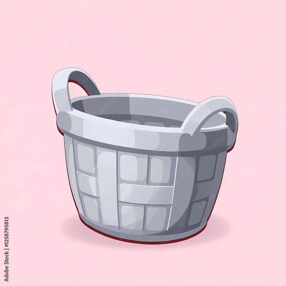 An animated image of a silver basket with a textured surface. The background is a pastel pink color, adding depth and contrast. An animated image of a silver basket with a textured surface. The background is a pastel pink color, adding depth and contrast.