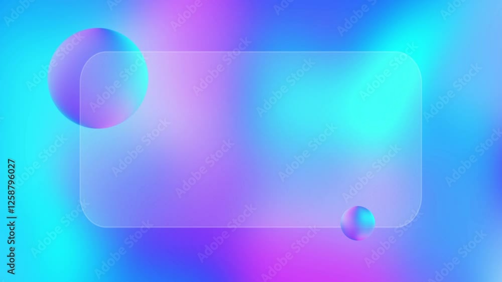 abstract glass morphism gradient animation background vibrant, blurry, copy space for text abstract glass morphism gradient animation background vibrant, blurry, copy space for text