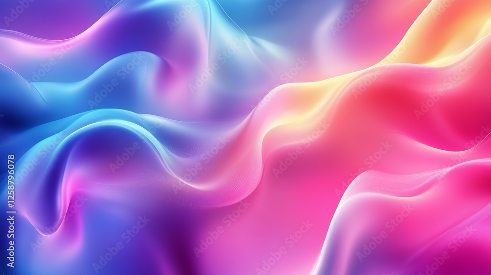 Fototapeta premium Modern digital abstract 3D background. Copy space. --ar 16:9 --v 6.1 Job ID: 4e5ead73-2852-4c0e-8c91-6cd29e3825ed