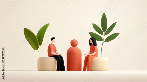 conversation with a mediator between plants