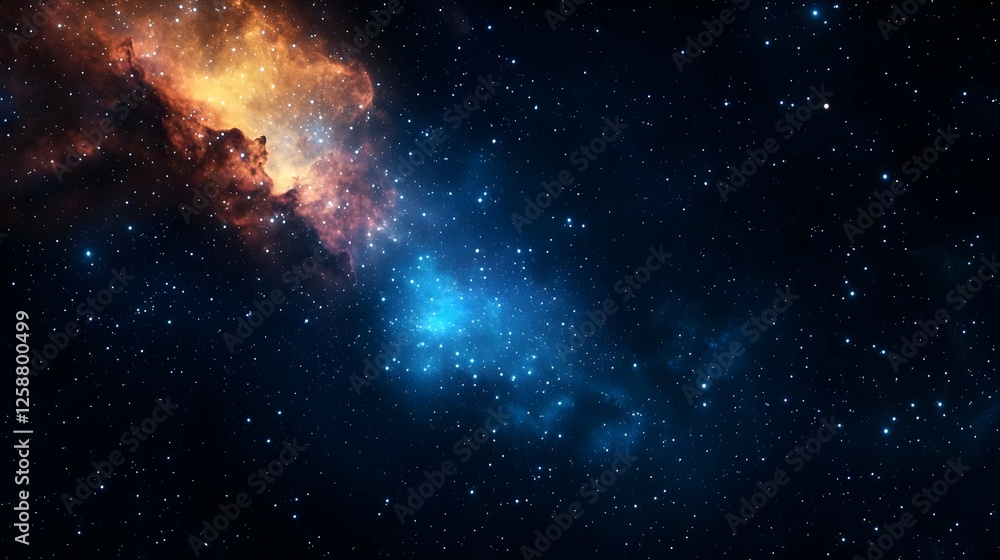 Fototapeta premium Colorful Nebula In Deep Space