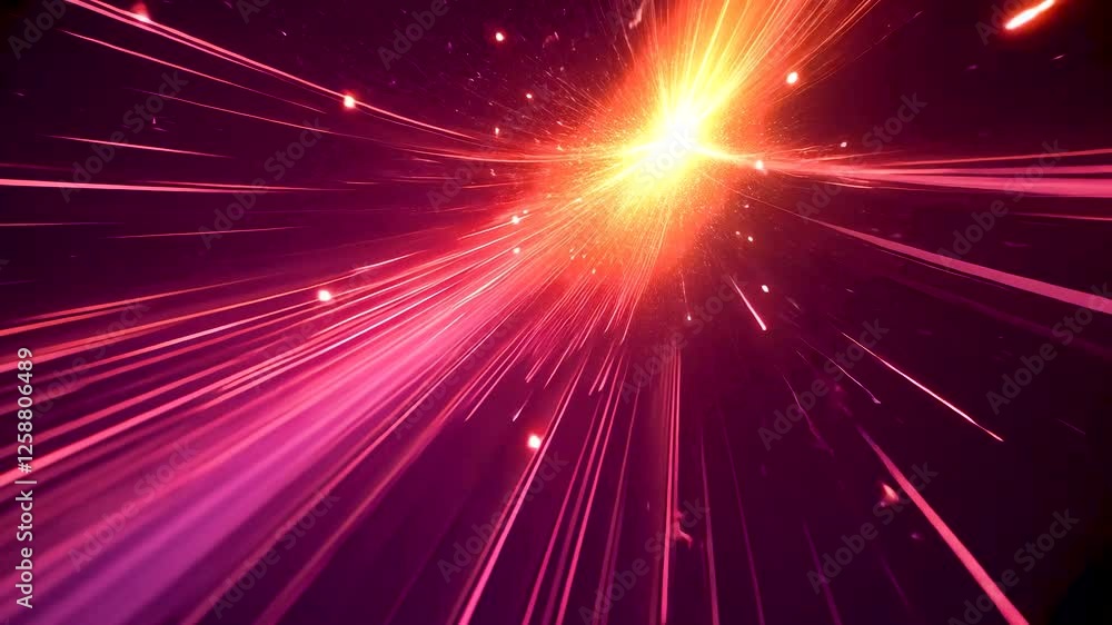 Exploring vibrant light trails in cosmic space Exploring vibrant light trails in cosmic space