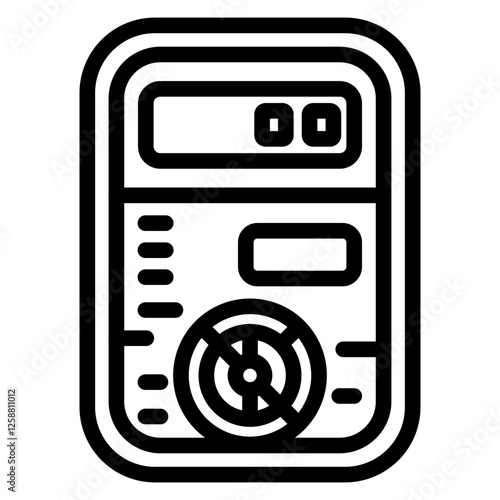 Parking Meter line icon